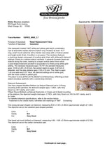 Estate 14K TT Gold 3.47ctw G-I/VS2-SI1 Diamond By The Yard Necklace