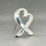Estate Tiffany & Co. Picasso SS Loving Heart Pin