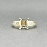 Estate 14K Y Gold 0,60 ctw H-SI1 Monture de fiançailles en diamant