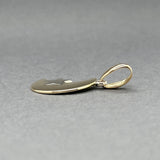 Estate 14K TT Gold Moon & Star Pendant