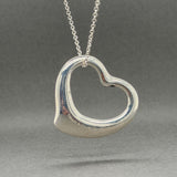 Estate Tiffany & Co. Peretti SS 35mm Open Heart Pendant