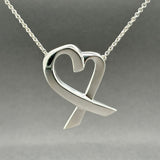 Estate Tiffany & Co. Picasso SS 26mm Loving Heart Pendant