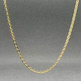 Estate 18K Y Gold 2.1mm 16” Cable Chain