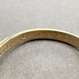 Estate 14K Y Gold 2.19mm Milgrain Ring