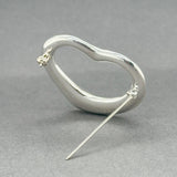 Estate Tiffany & Co. SS Peretti Open Heart Pin