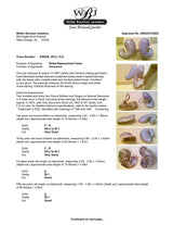 Estate 14 & 18K Y Gold 5.18ctw Diamond Kidney Clip On Earrings