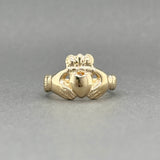 Estate 14K Y Gold Claddagh Ring
