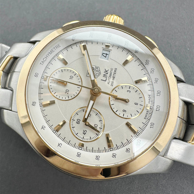 Estate Tag Heuer Link Chronograph Men’s Automatic Watch ref#CQ0149