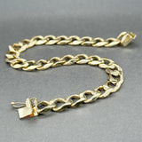 Estate 14K Y Gold 8.62mm Curb Link Bracelet