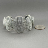 Estate David Yurman SS Coil Cable Cuff Bracelet