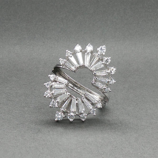 Estate 14K W Gold 1.17ctw Diamond Ring Enhancer