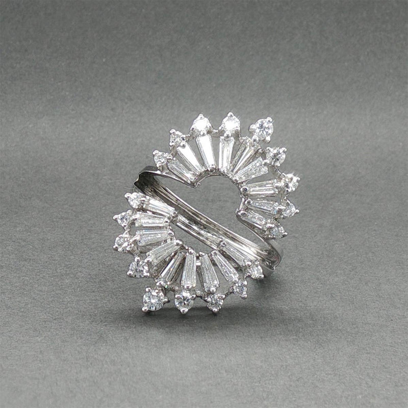 Estate 14K W Gold 1.17ctw Diamond Ring Enhancer