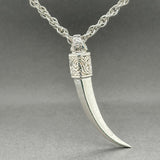 Estate SS Claw Pendant