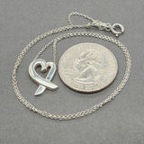 Estate Tiffany & Co. Picasso SS Loving Heart Pendant