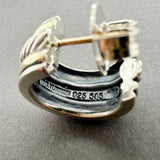 Estate David Yurman SS 14 Cable Collectibles Hoop Earrings