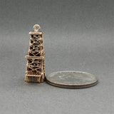Estate 14K Y Gold Oil Drill Tower Charm