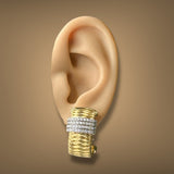 Estate Roberto Coin 18K TT Gold Diamond Primavera Necklace, Bracelet, Earring, & Ring Set