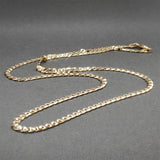 Estate 18K Y Gold 3.26mm Mariner 19.5” Chain