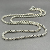 Estate David Yurman SS 3.6mm 22.5” Box Chain