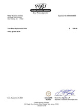 Estate 14K W Gold 0.33ctw Diamond Bypass Ring