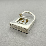 Estate Tiffany & Co. SS Initial A Lock Pendant