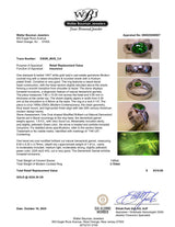 Estate 14K W Gold 1.61ct Garnet Ring