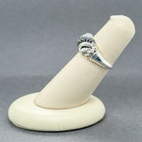 Estate Jai SS 14 Black CZ Ring