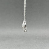 Estate 14K W Gold 0.48ctw Diamond Pendant