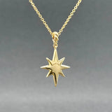 Estate David Yurman 18K Y Gold 0.21ctw Ruby Star Pendant