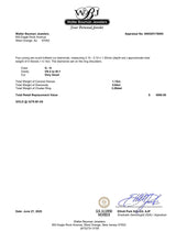 Estate 18K W Gold 1.15ctw Sapphire & 0.64ctw Diamond Ring