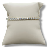 14K Y Gold 9.54ctw E/VS1 Lab-Created Diamond Tennis Bracelet