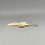 Estate 14K Y Gold 42.3mm Crucifix Pendant