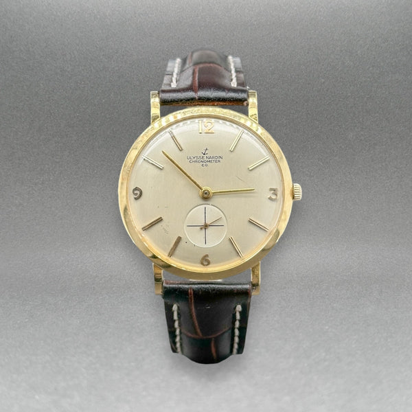 Estate Ulysse Nardin Chronometer Co. 18K Y Gold Manual Watch