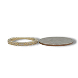 14K Y Gold 0.15ctw G-H/SI2 Diamond Bar Ring