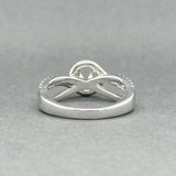 Estate 14K W Gold 0.50ctw H/SI1-2 Diamond Mounting Ring