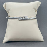 Estate 14K W Gold 0.68ctw I/SI1 Diamond Bangle Bracelet