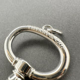 Estate Tiffany & Co. SS Large Oval Key Pendant