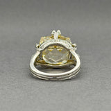 Estate Judith Ripka SS Quartz Cocktail Ring