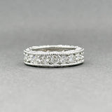 Estate 14K W Gold 1.70ctw Diamond Eternity Ring