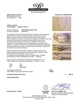 Estate 14K W Gold 0.94ctw H-J/SI2 Diamond By The Yard Necklace