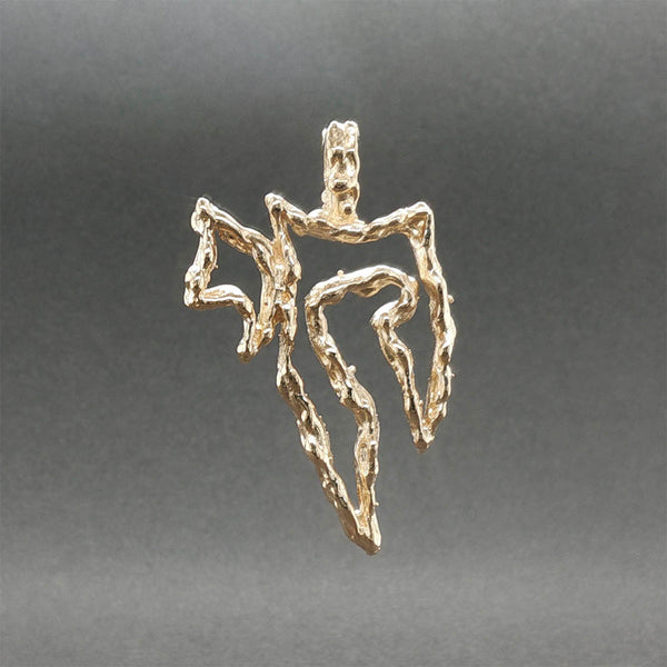 Estate 14K Y Gold Chai Pendant