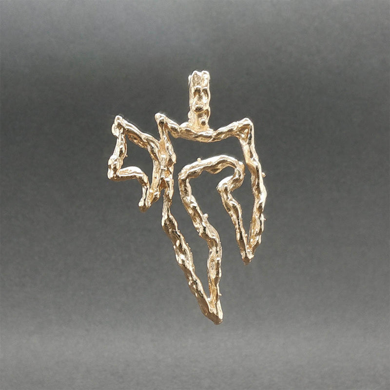 Estate 14K Y Gold Chai Pendant