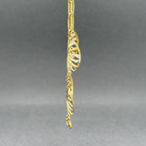 Estate 18K TT Gold 15.5” Station Necklace