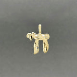 Estate 14K Y Gold Chai Pendant