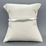 Estate Swarovski SS 0.28ctw I-J/SI2-I1 Diamond Bangle Bracelet