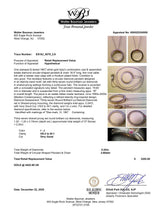 Estate 18K W Gold 0.24ctw I-J/VS2-SI1 Diamond Circle Pendant