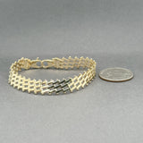 Estate 14K Y Gold Fancy Link Bracelet