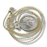 YGP Sterling 1.05ctw  E/VS1 Lab Created Marquise and Oval Diamond Pendant