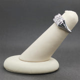 Estate 14K W Gold 0.73ctw Diamond Ring