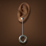 Estate Tiffany & Co. Peretti SS Sevillana Chain Drop Earrings